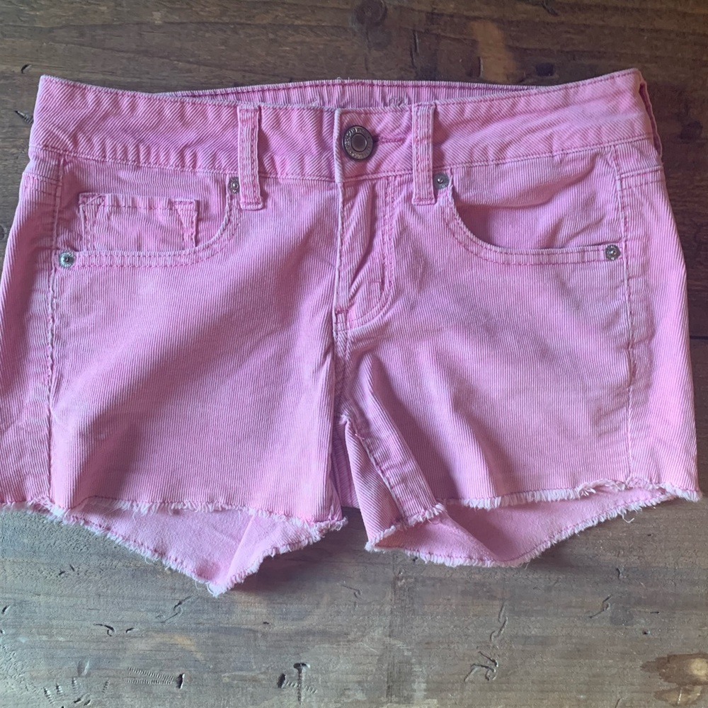 American Eagle jean shorts.